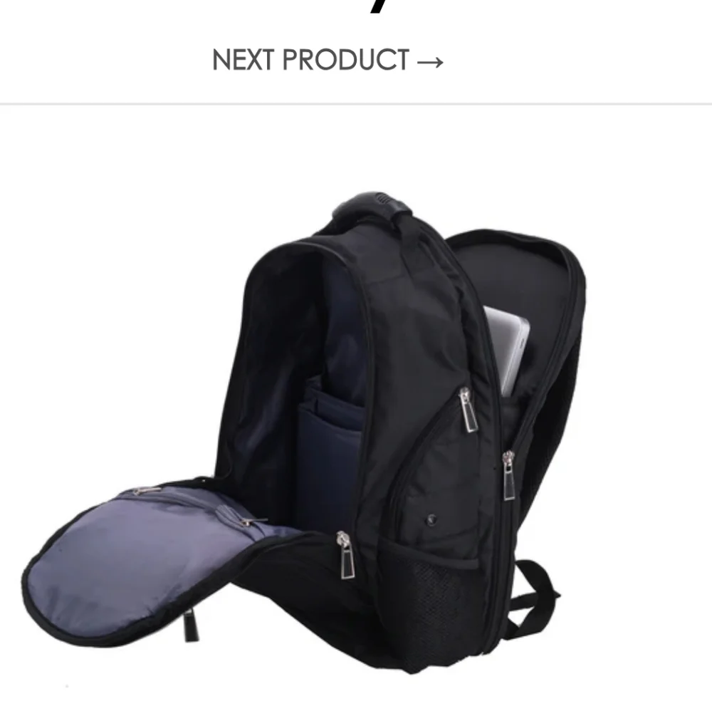 Eco Style Jet Set Backpack. - Picture 4 of 16